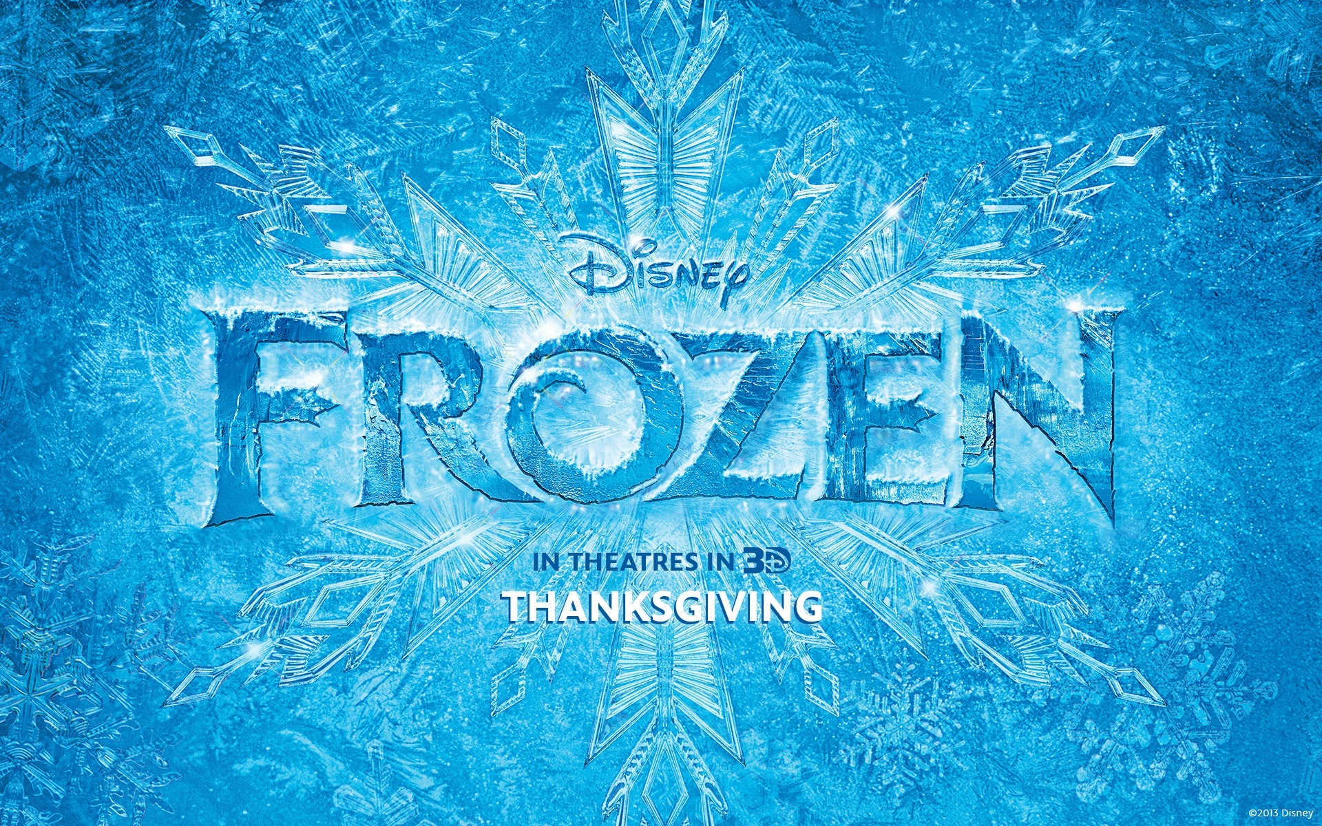 Wallpaper Frozen Disney Cold Heart Cartoon Poster Ice Snowflake