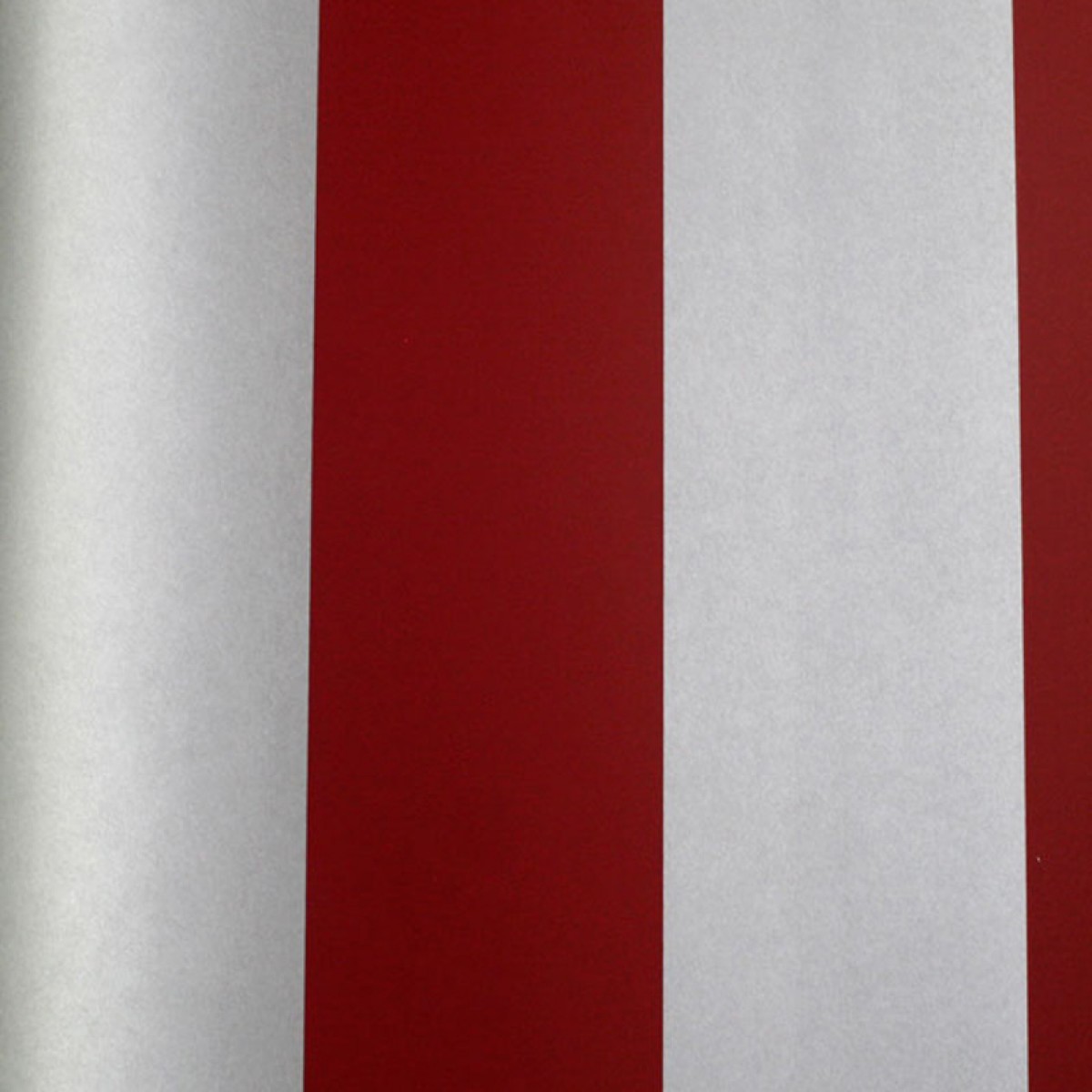 Mood Living Wide Stripe Dark Red And Silver Wallpaper