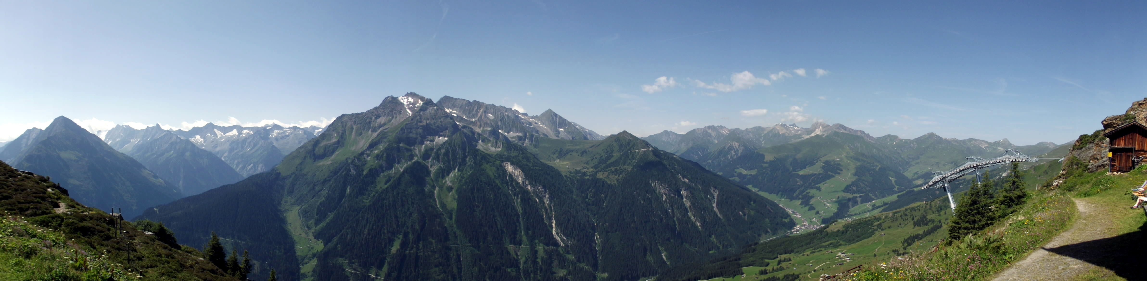 Austria Panorama Alps Wallpaper Art HD