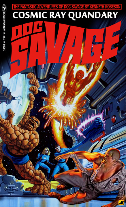 Doc Savage Fantastic Four Superhero Fan Art