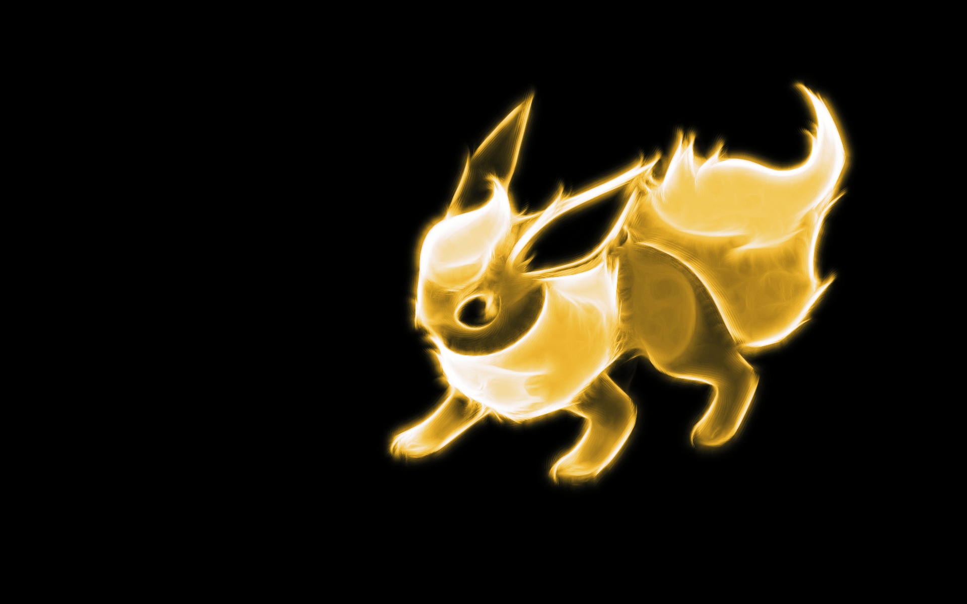 OC Flareon 1080p wallpaper shiny version in comments  rpokemon