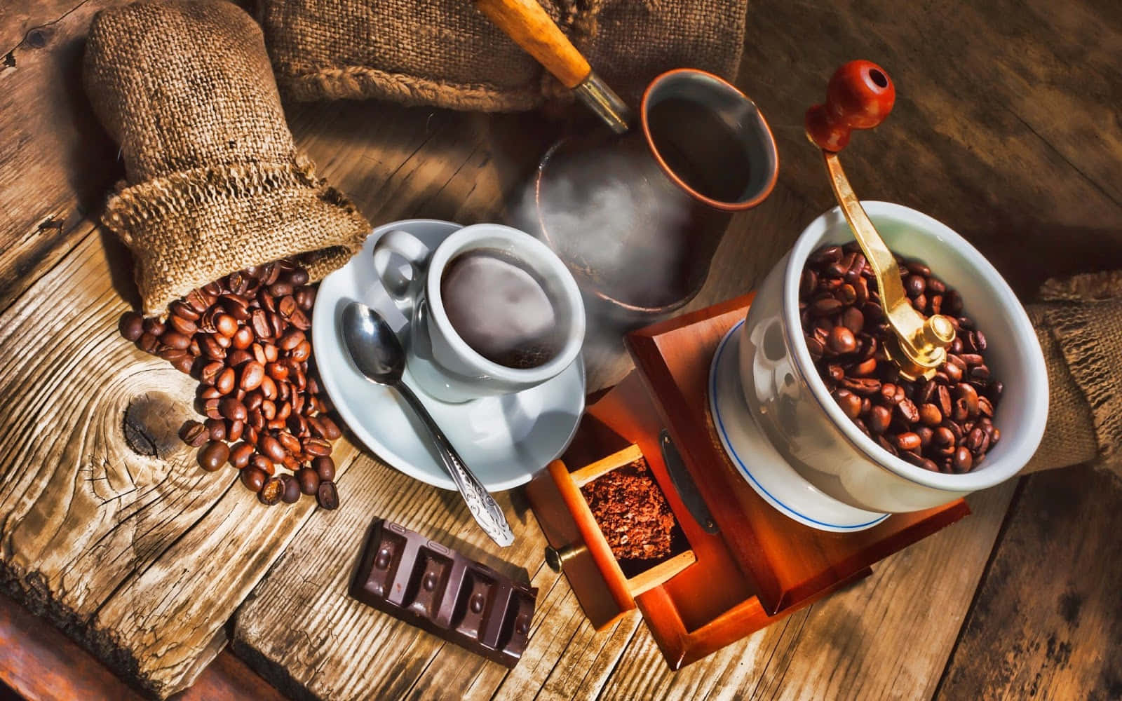 Coffee Background Wallpaper