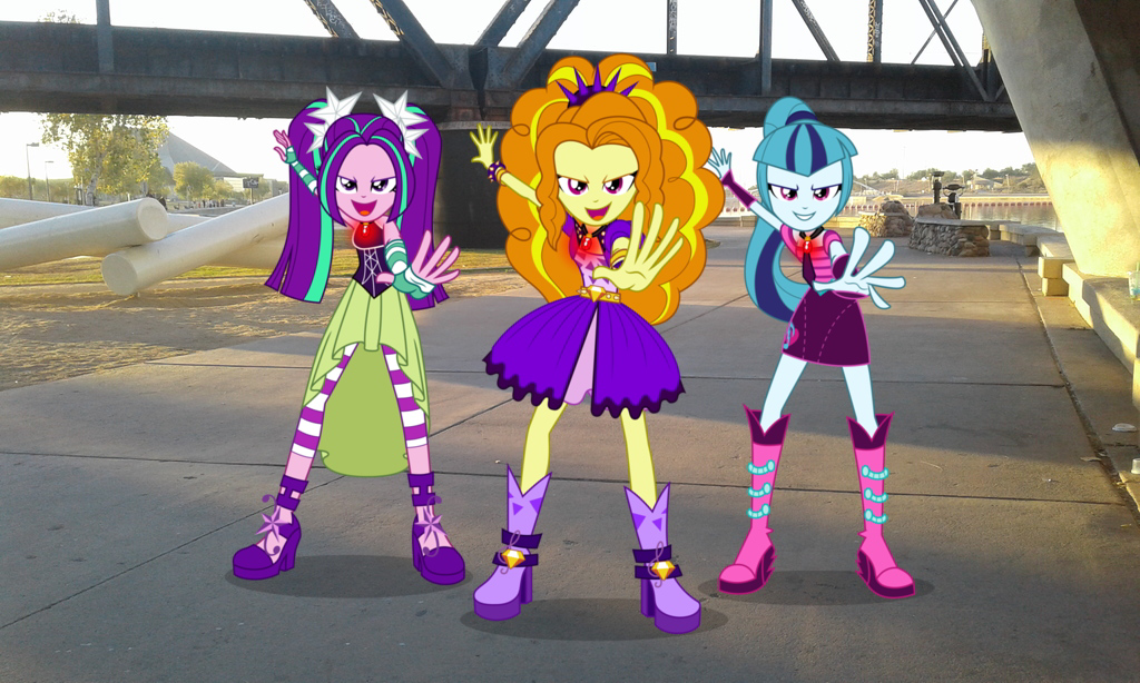 The Dazzlings Eqg Irl Wallpaper By Actiondash On