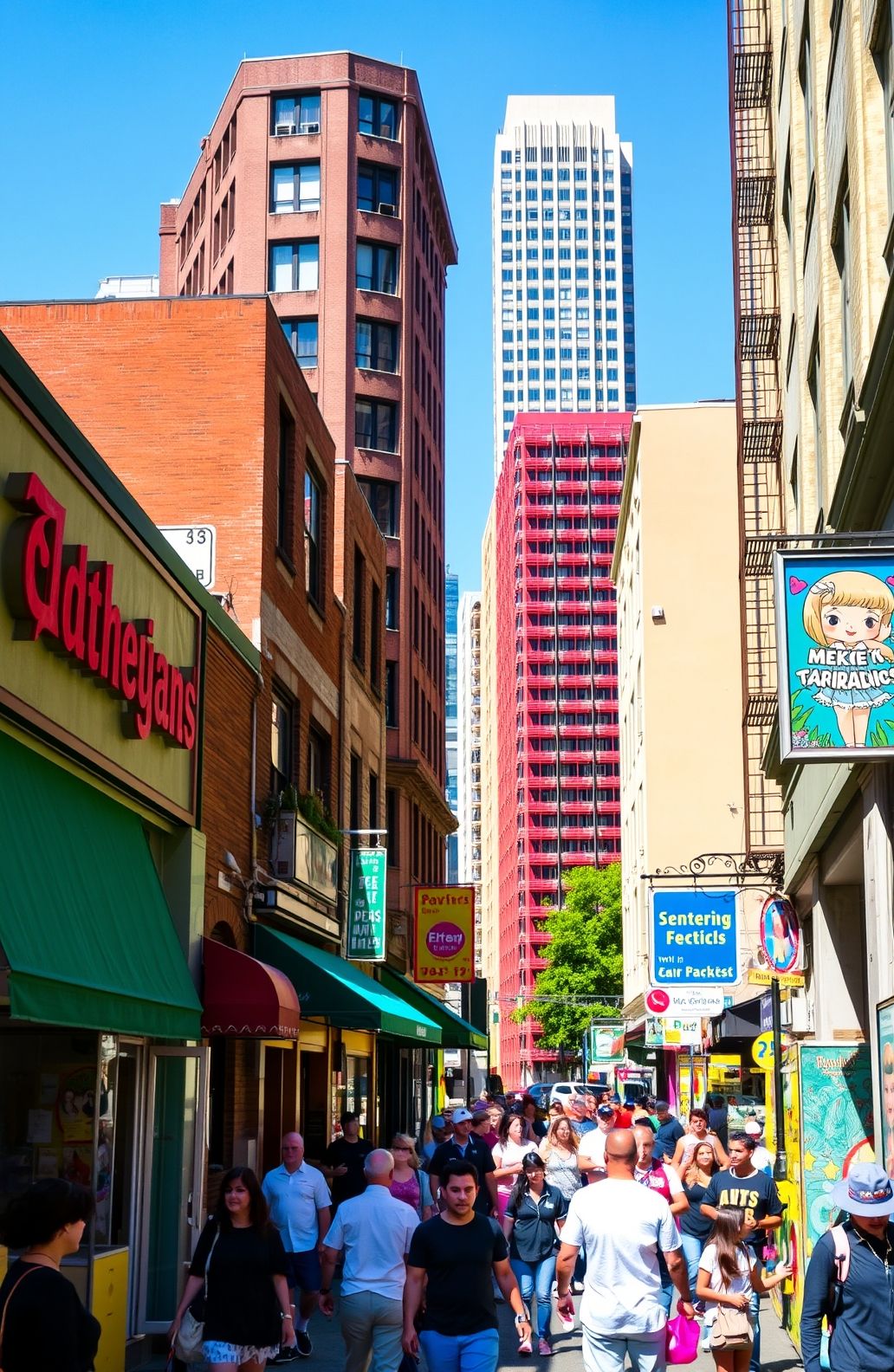 City Street Background