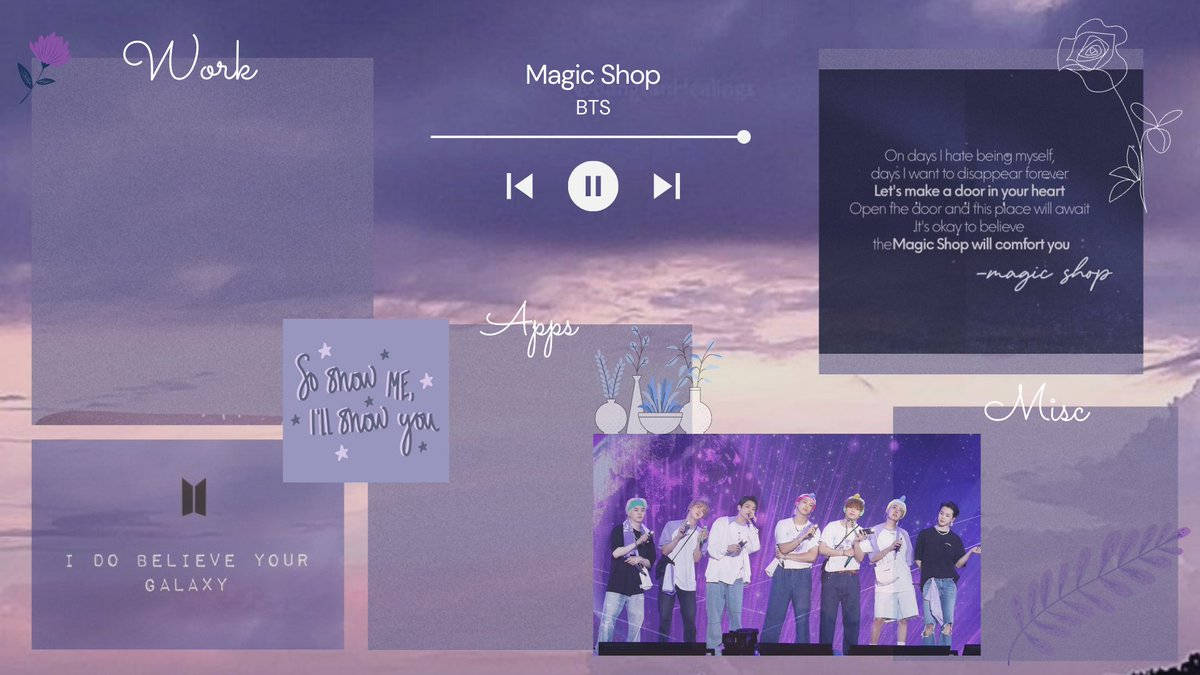 Bts Purple Aesthetic Wallpaper