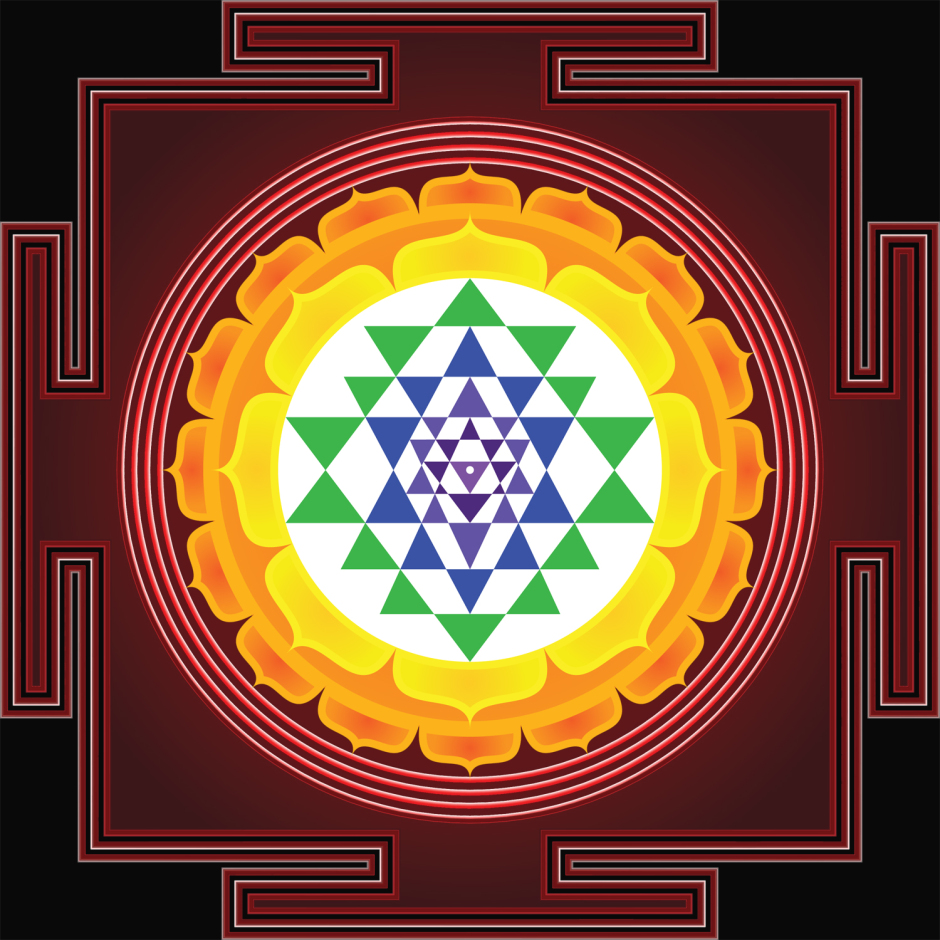 Shri Yantra healing om pattern space spiritual HD phone wallpaper   Peakpx