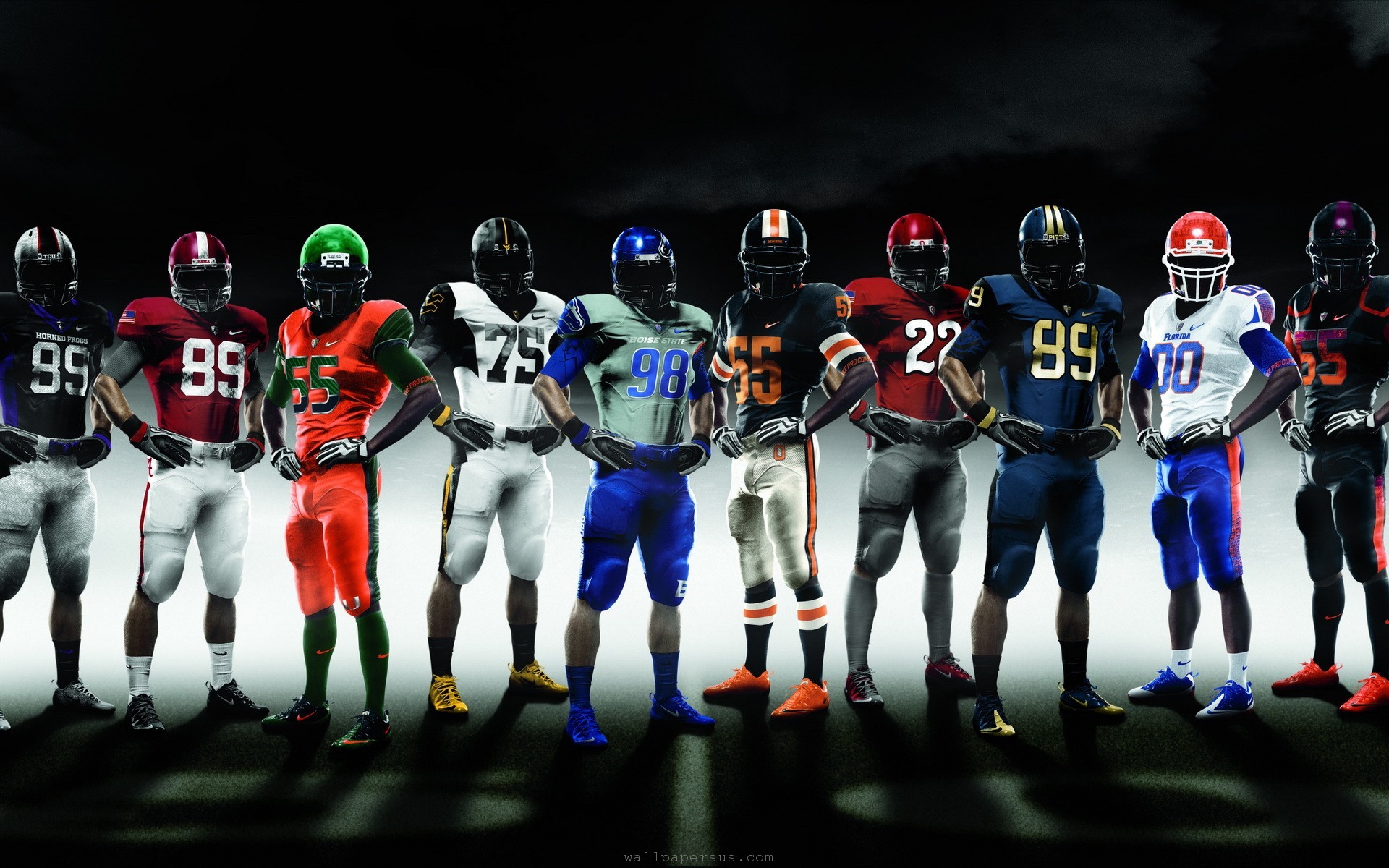 College Football Teams Nike Pro Combat 1920x1200 WIDE College Football