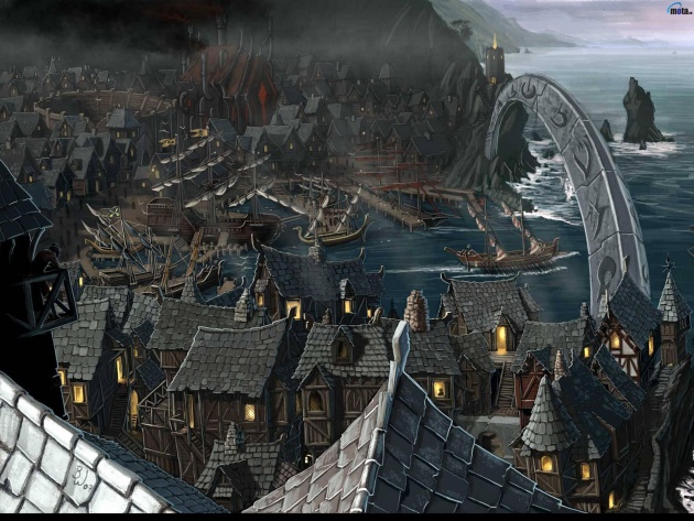 Wallpaper Riddleport Town In Rpg Pathfinder Photos And Walls