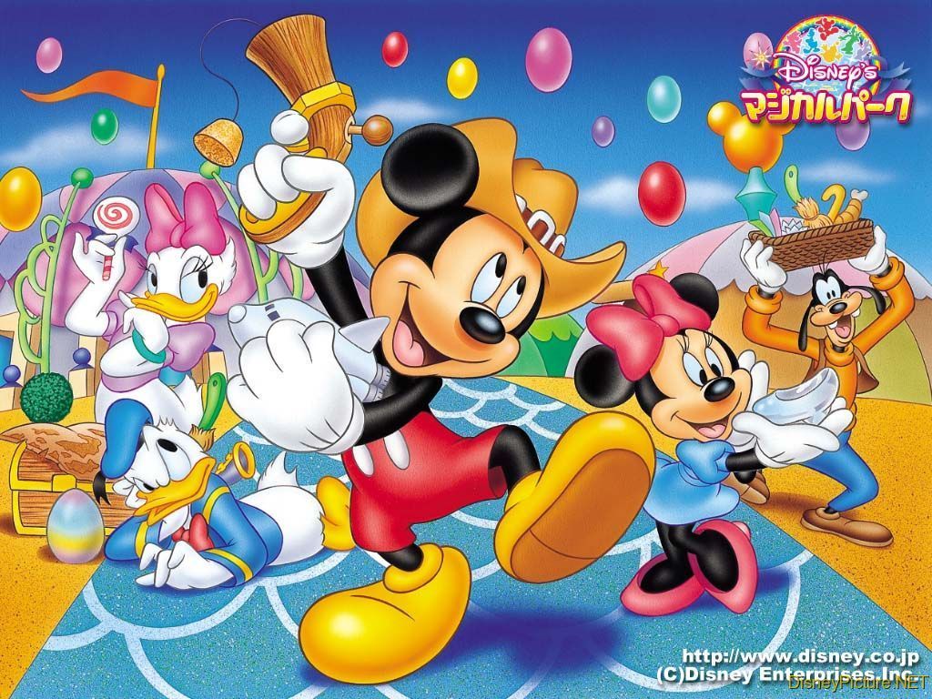 Mouse And Friends Wallpaper Disney