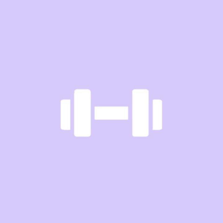 Fitness Icon Lavander Purple Violet Lilac App Aesthetic