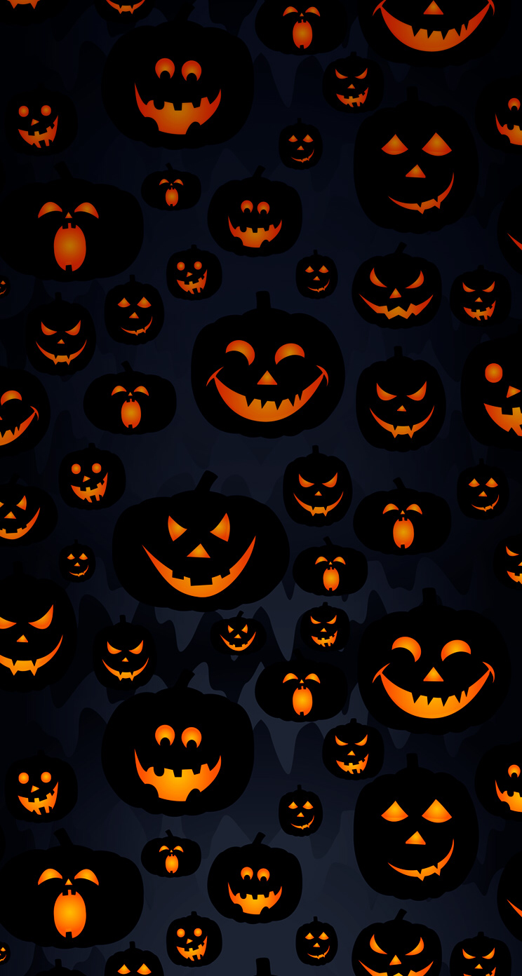 Wallpaper iPhone Happy Halloween Pattern Spooky In