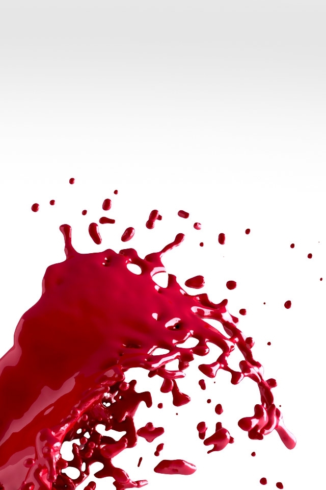 Red Paint Splash Wallpaper