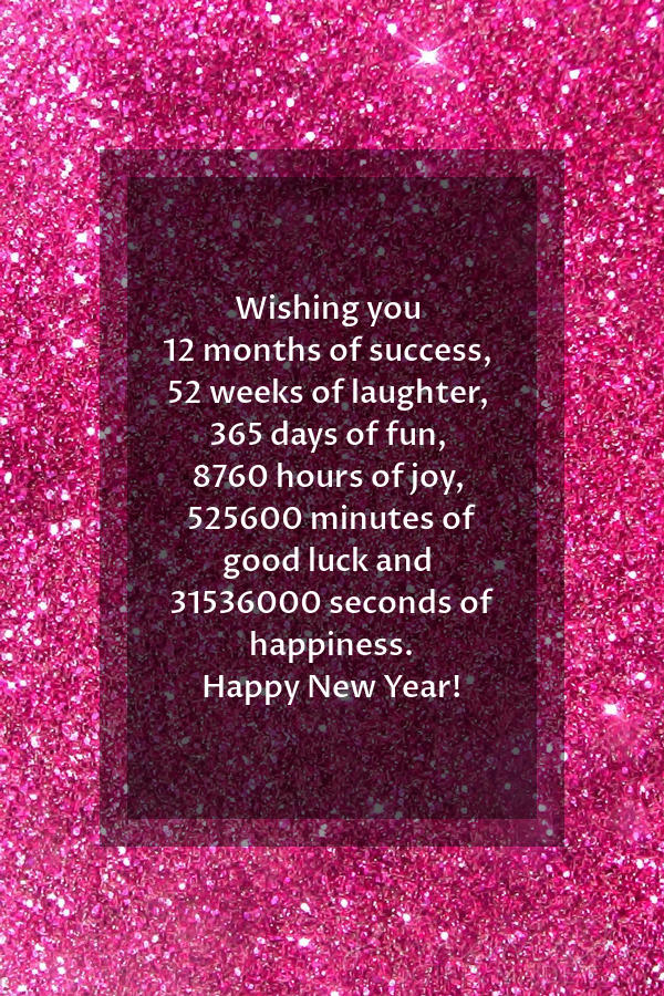 Happy New Year Image Wishing You Months Of Success Weeks