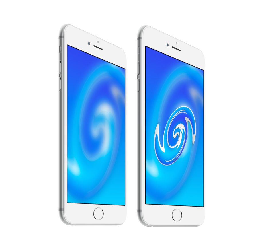 Blue Wallpaper Combo for iPhone 6 and 6 Plus by kiwimanjaro on
