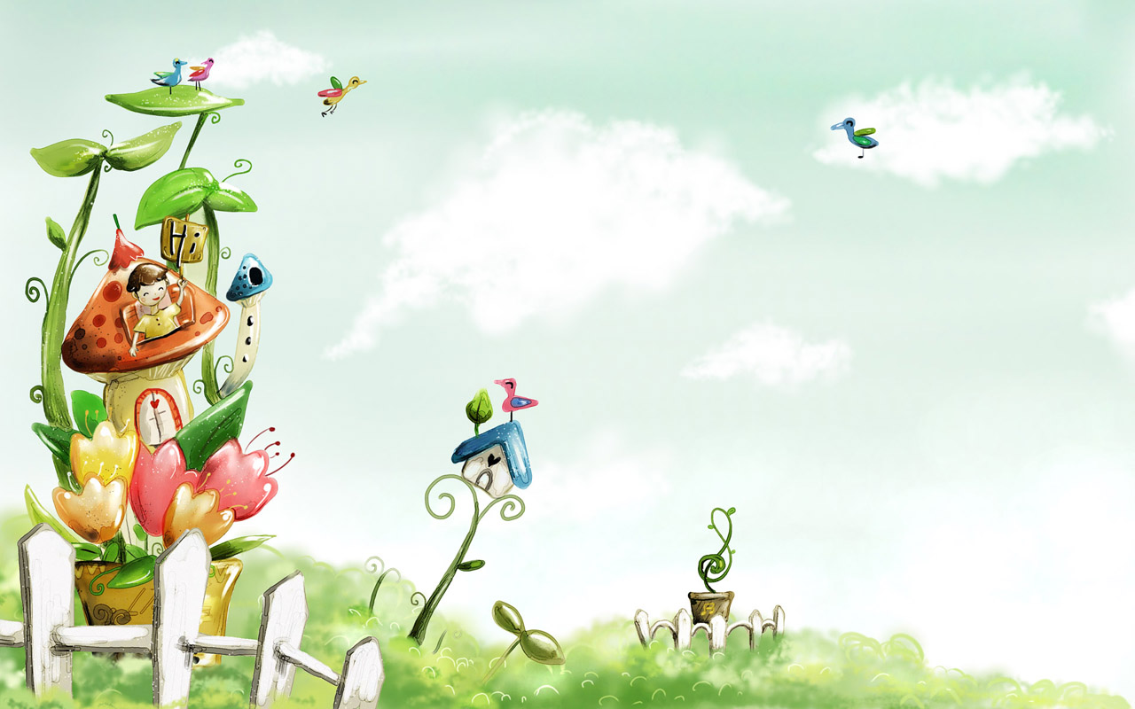 Spring Fairyland Wallpaper For Laptop Puters Notebook