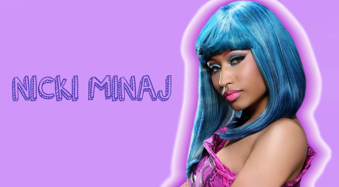 Nicki Blue Wig Wallpaper Minaj