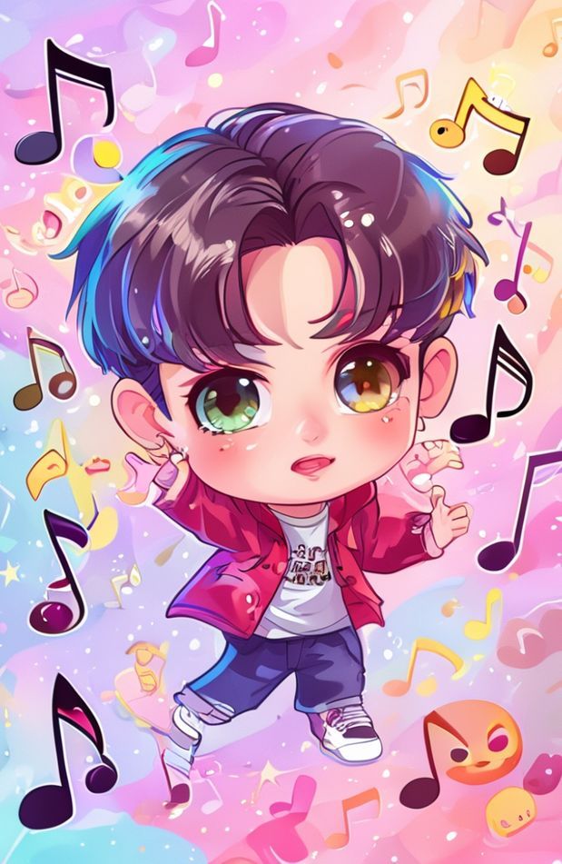 Jungkook Chibi Wallpaper