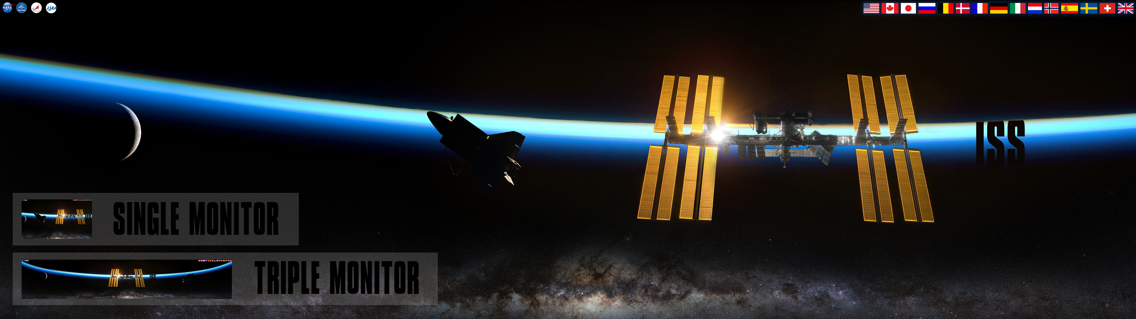 Nasa Iss International Space Station Wallpaper By