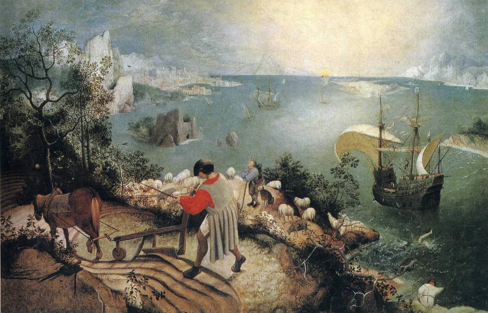 Landscape Wth The Fall Of Icarus Pieter Bruegel Elder