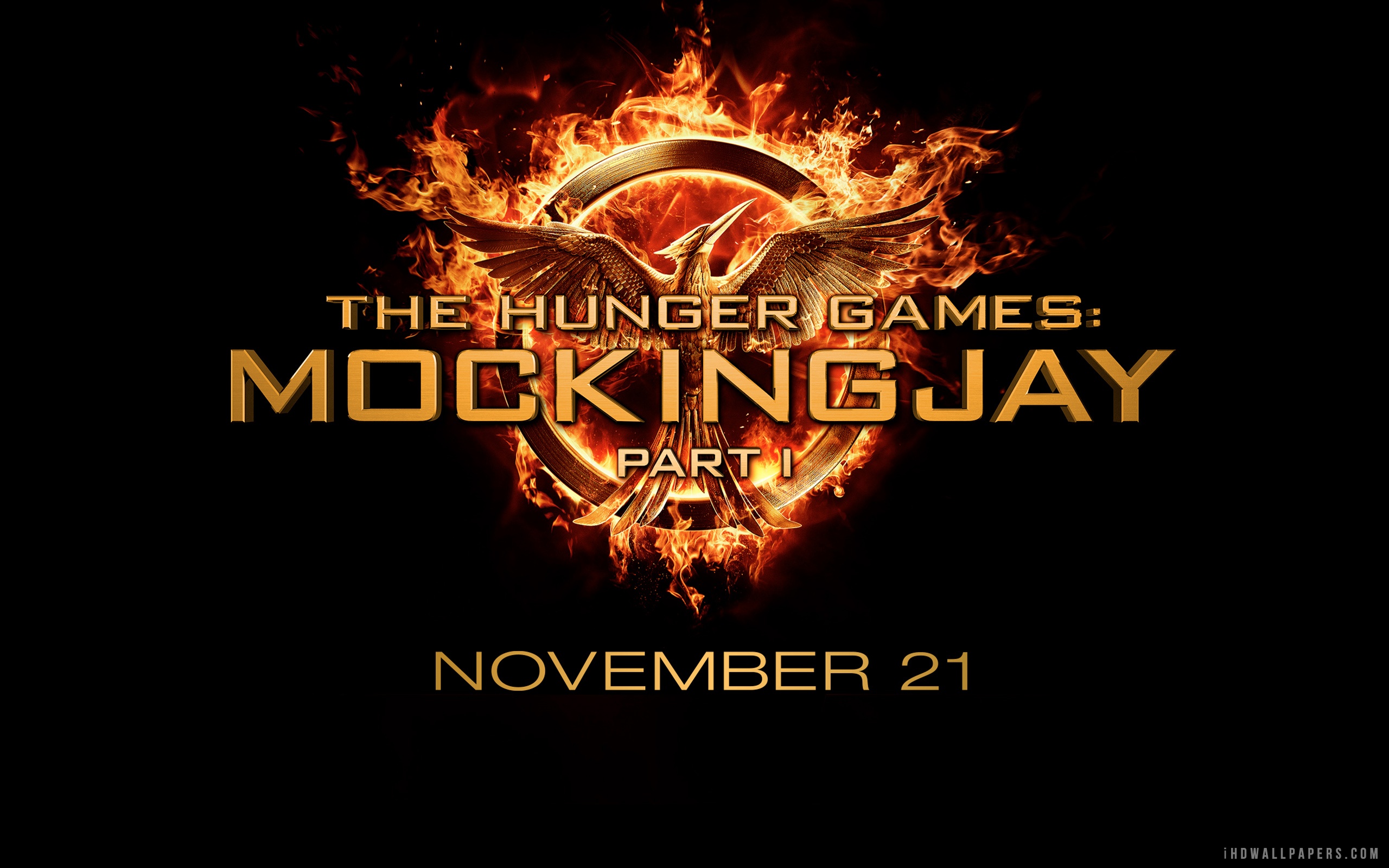 The Hunger Games Mockingjay Part 1 Title HD Wallpaper   iHD Wallpapers 2560x1600