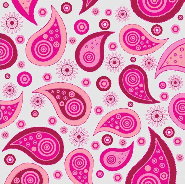 Paisley Pattern Background Pink Stock Photo Public Domain