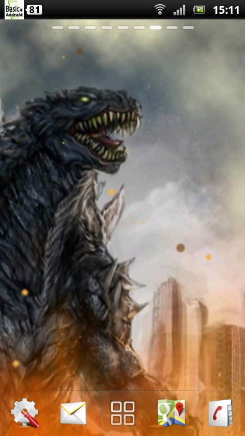 Godzilla Live Wallpaper Lwp