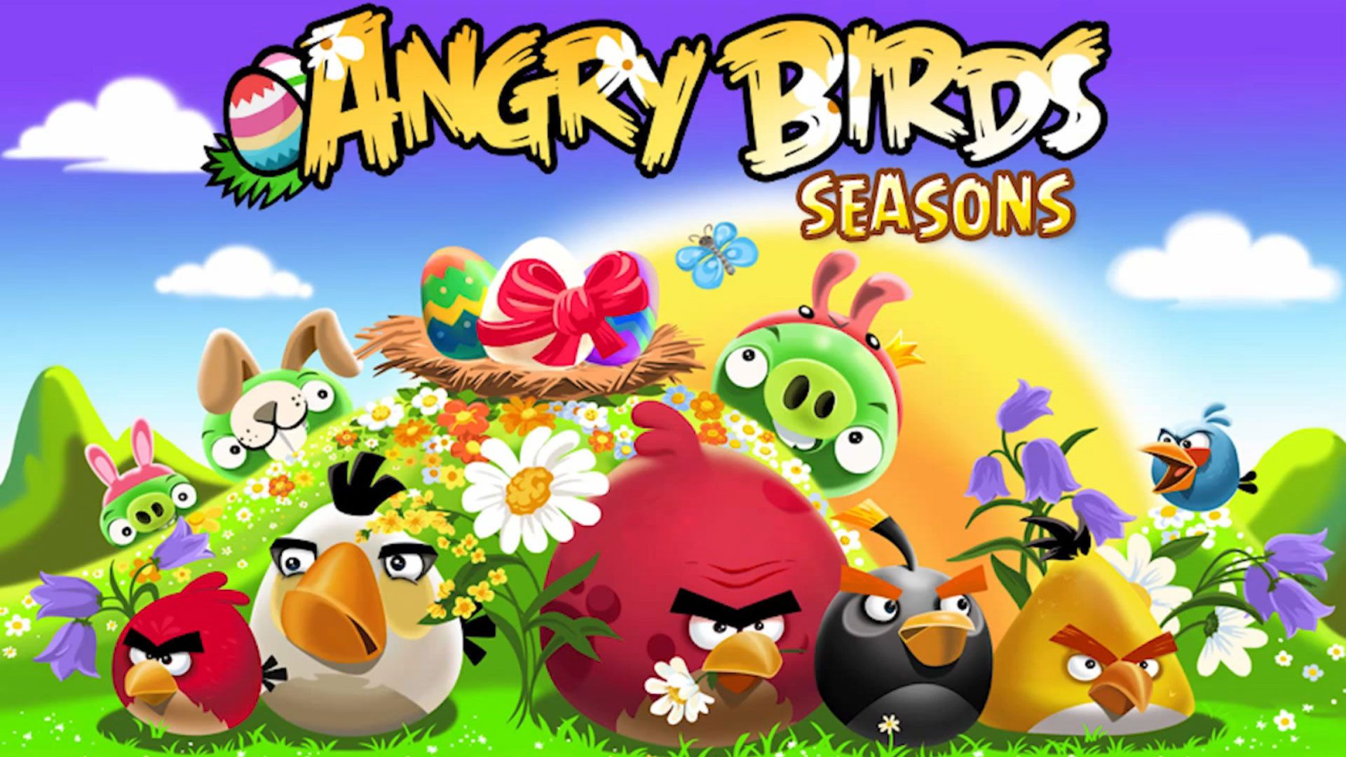 angry birds easter 1920x1080 HD WallPapers