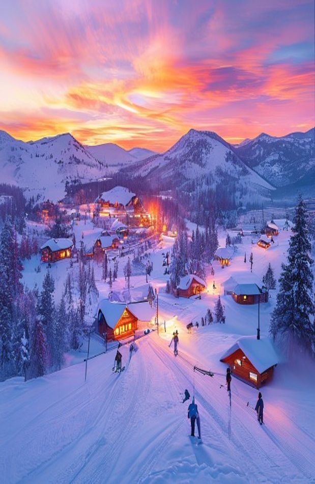 Ski Resort Wallpaper