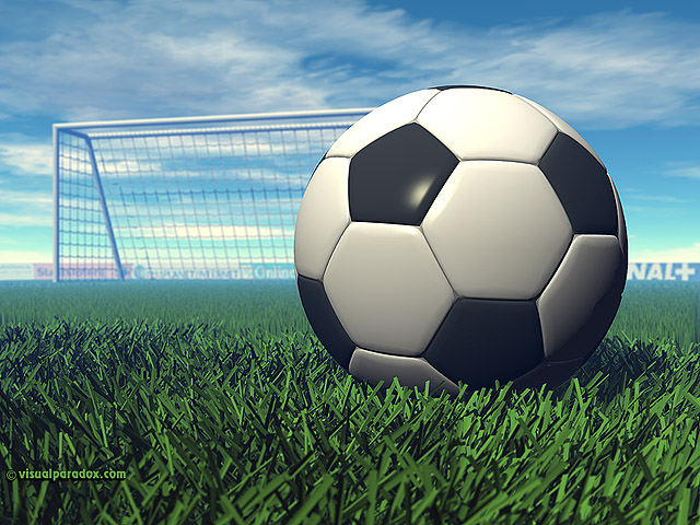 Paradox 3d Wallpaper Soccer Ball Multiple Sizes