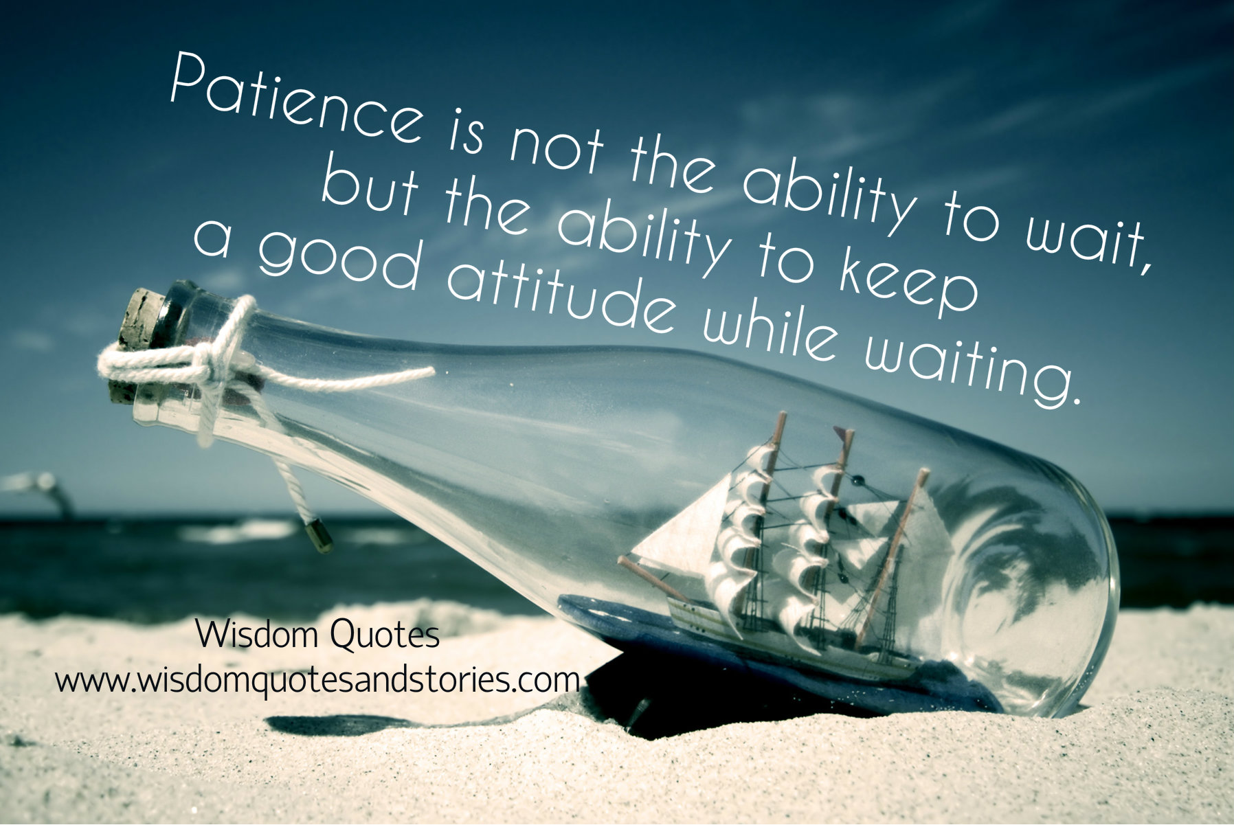 To Keep A Good Attitude While Waiting Wisdom Quotes And Stories
