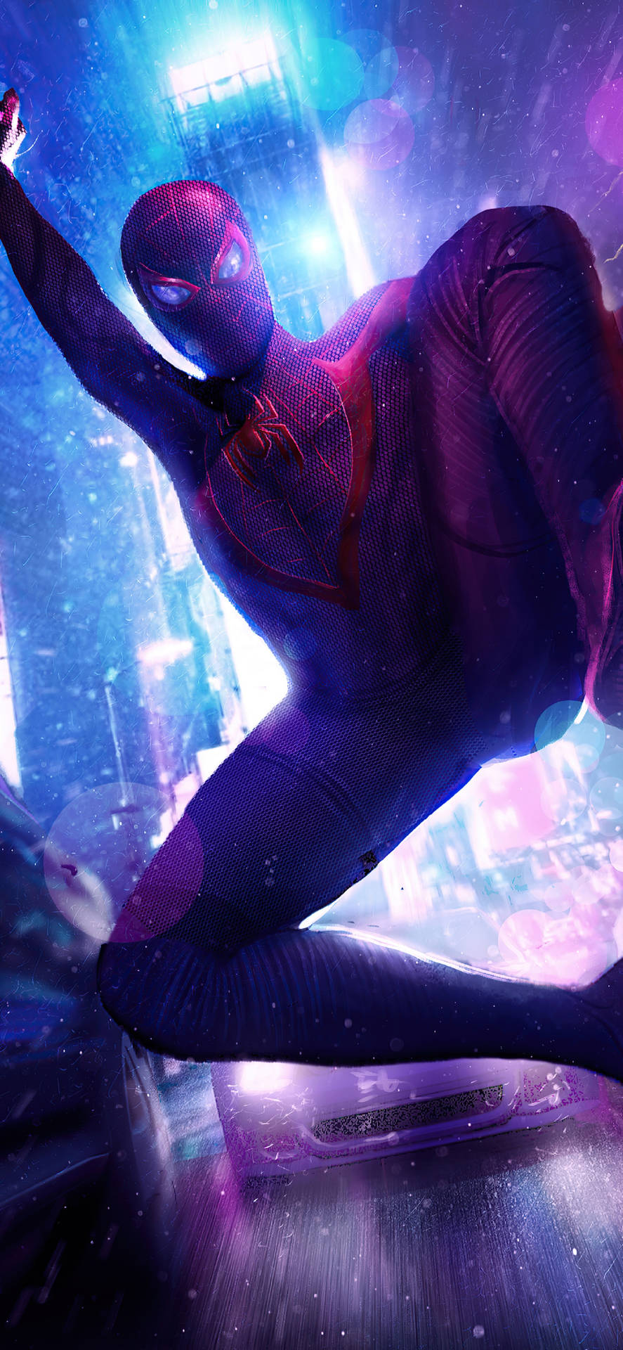 4k Neon iPhone Wallpaper