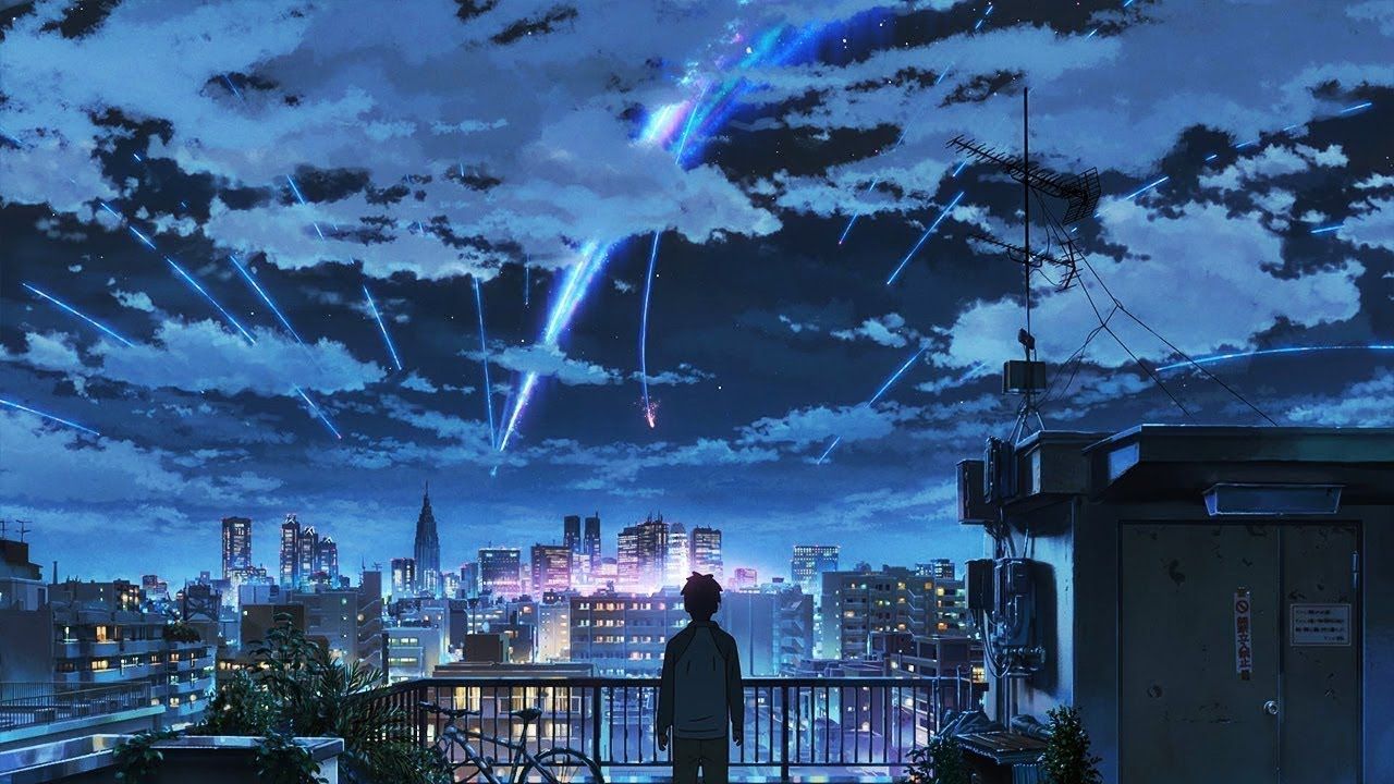 Anime City Street Wallpapers Background, Lofi Picture, Lofi, Blue  Background Image And Wallpaper for Free Download