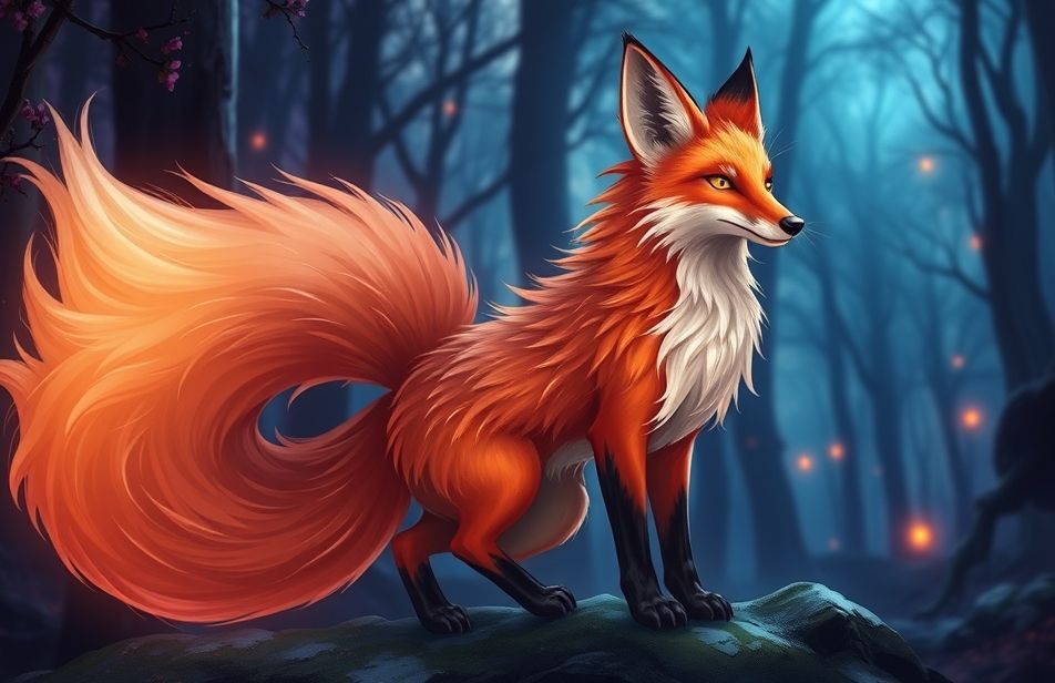 Nine Tails HD Wallpaper