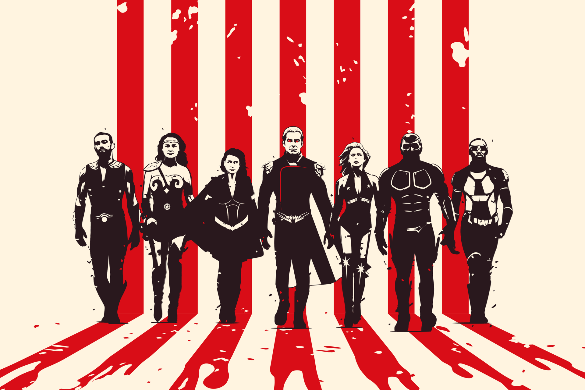 The Boys Cast United HD Heroic Wallpaper Showcase By Julien Rico Jr