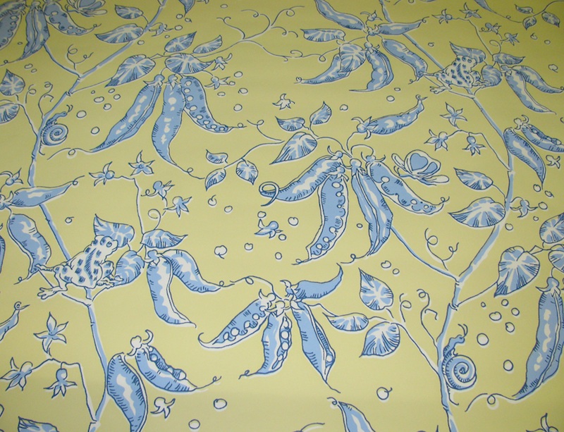 End The Wallpaper Has A Yellow Blue Cream Color Palette And Petit