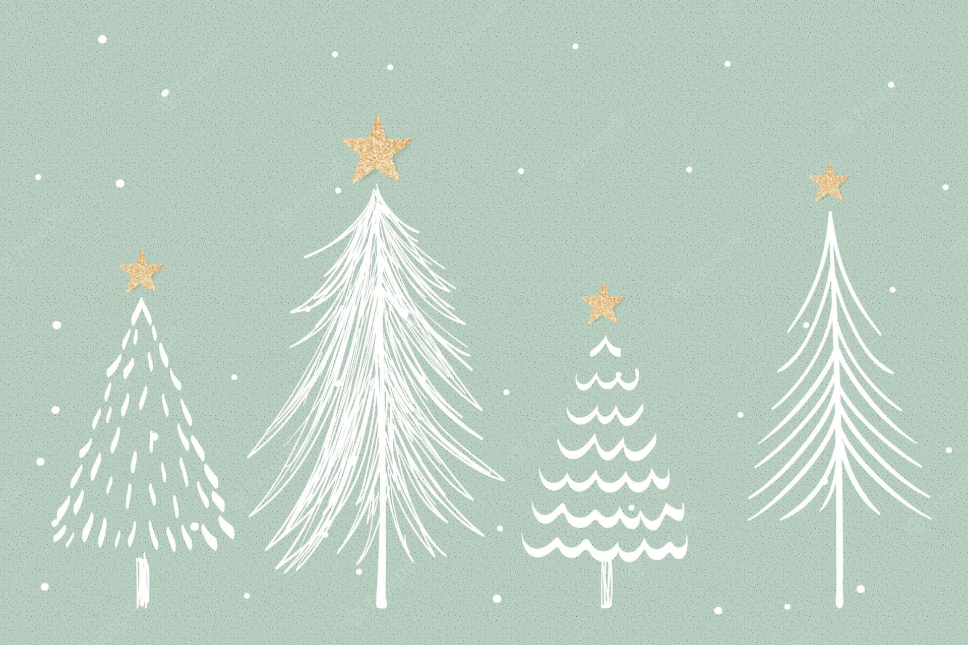 Celebrate The Holiday Spirit With A Cute Simple Christmas Wallpaper