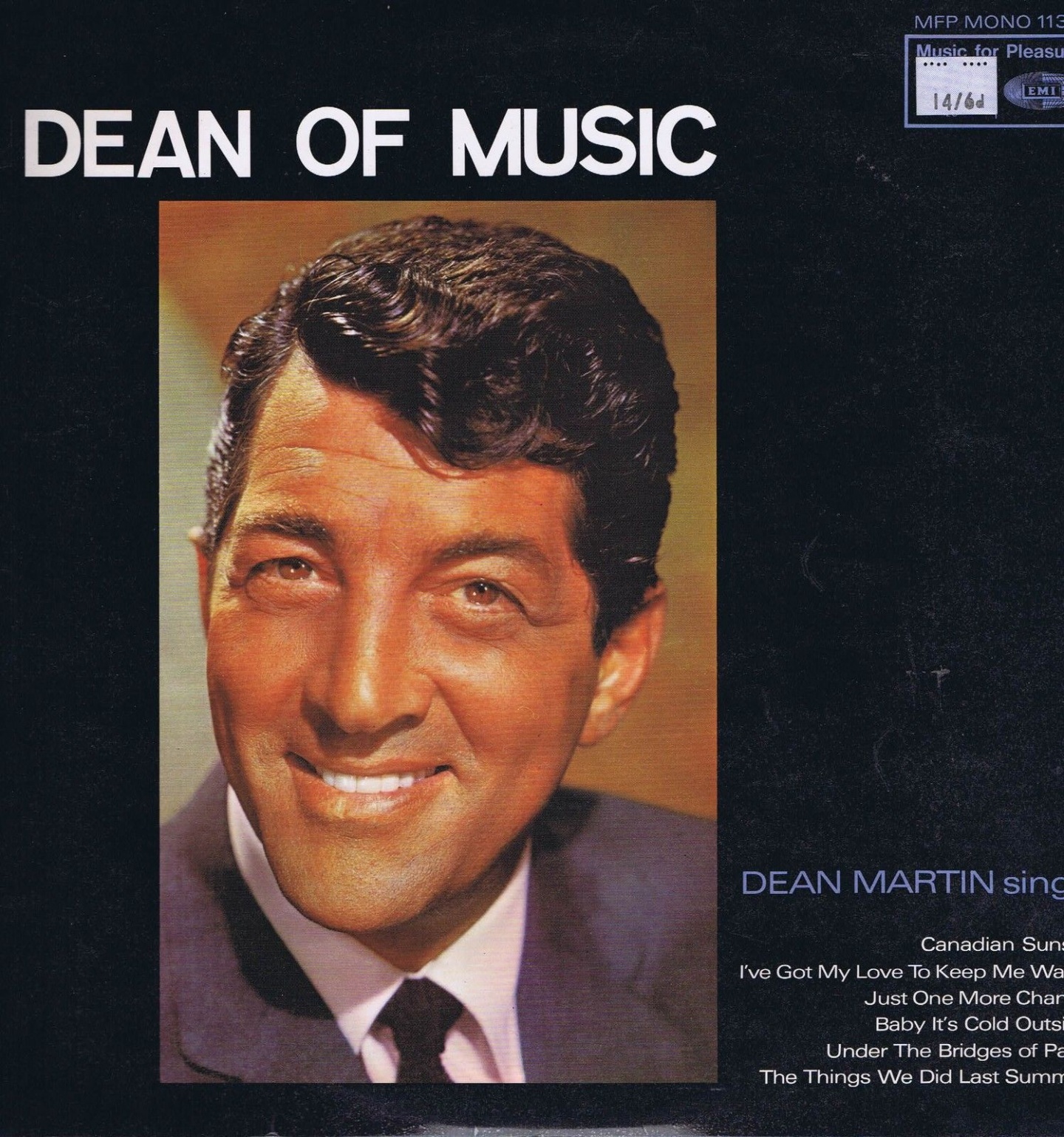 Dean Martin Of Music Lp Vinyl Record Photo Shared By