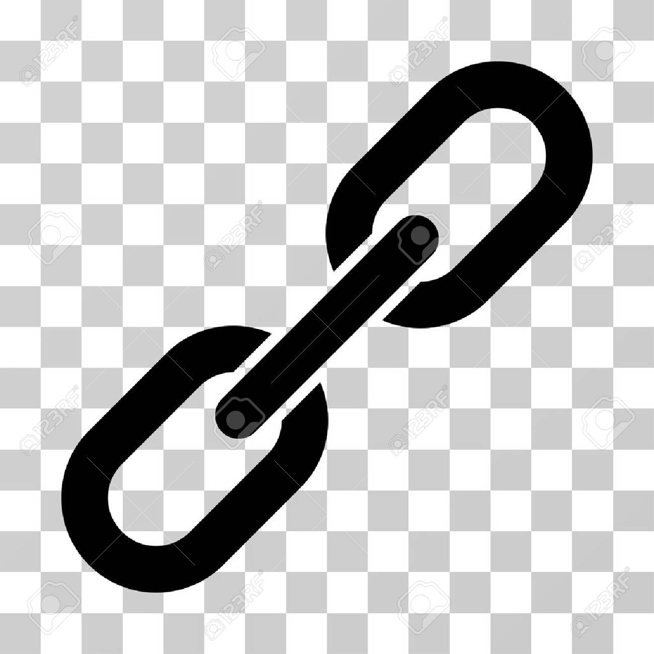 Chain Link Icon Vector Illustration Style Is Flat Iconic Symbol