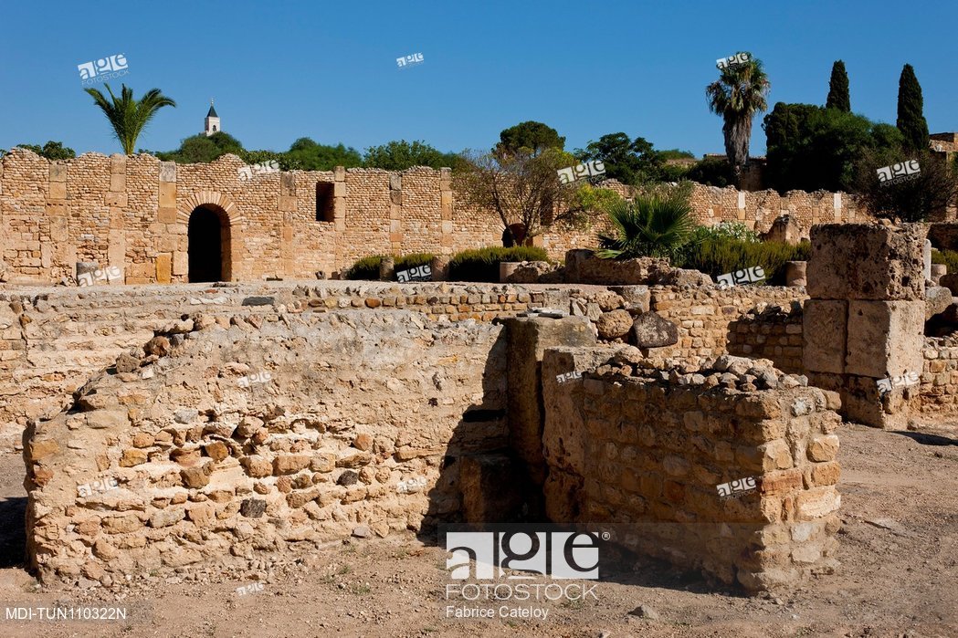 Tunisia Carthage The Roman Houses Cryptoporticus House