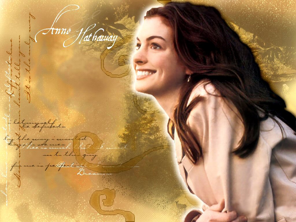 Anne Hathaway HD Wallpaper Widescreen Mobile