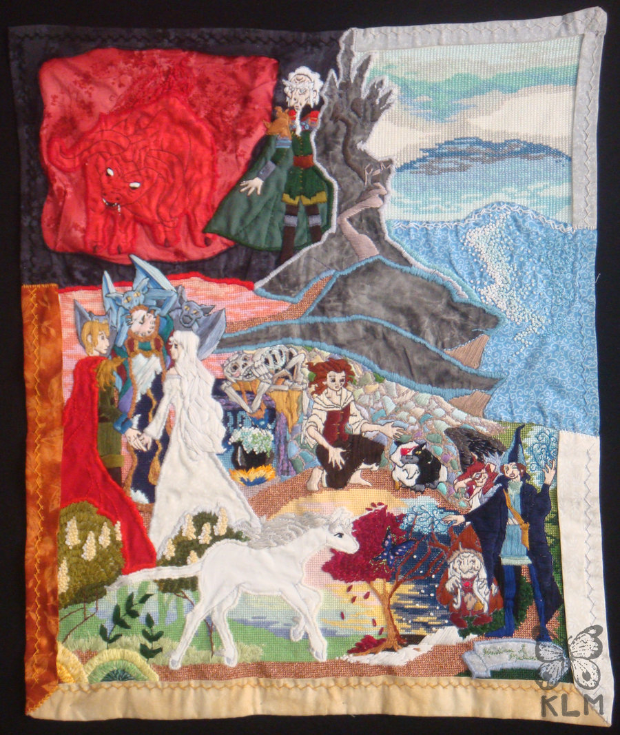 The Last Unicorn Tapestry By Ariesnamarie