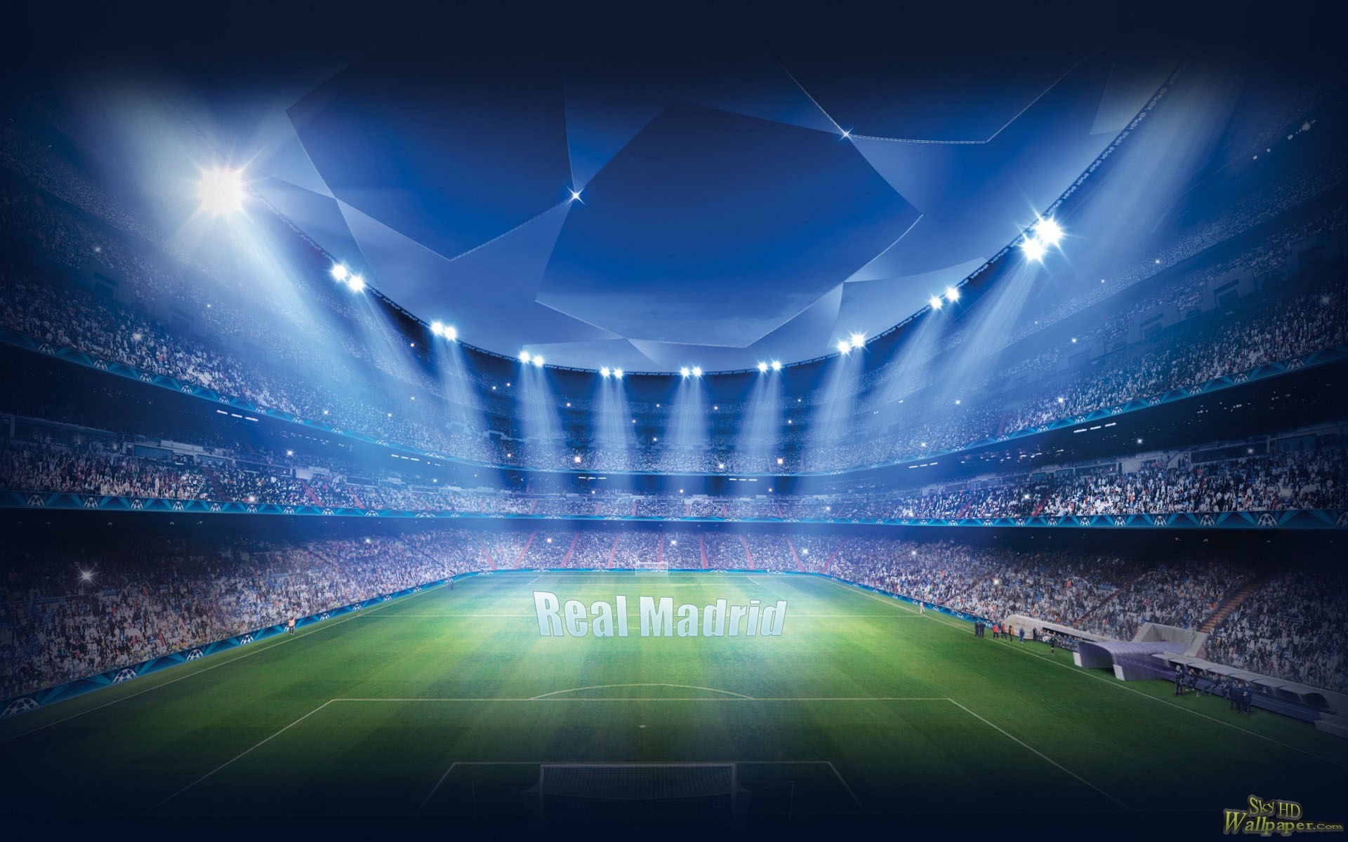 Real Madrid Stadium Champion League Desktop Wallpaper High