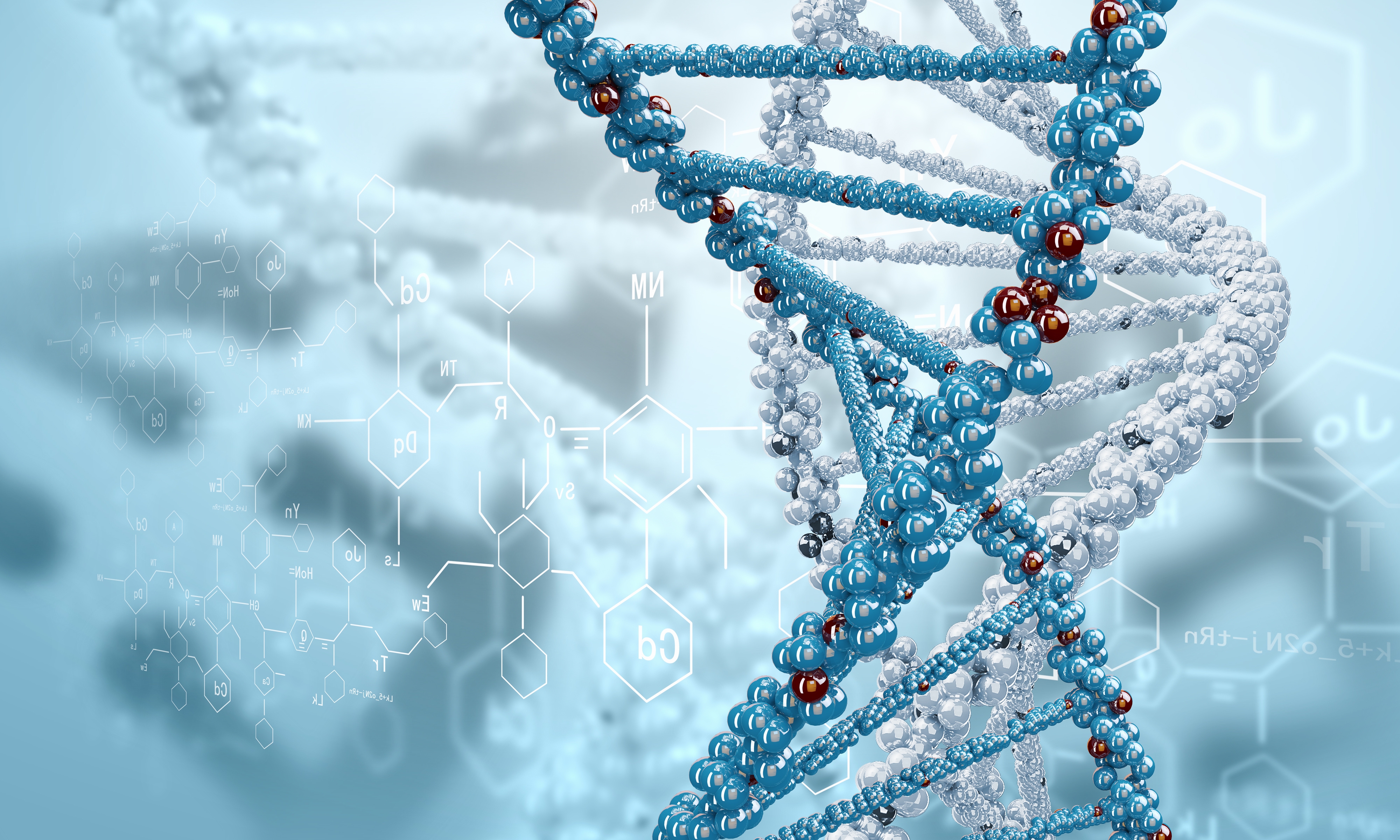 hd wallpapers of 3D DNA download High Quality and Widescreen 4000x2400