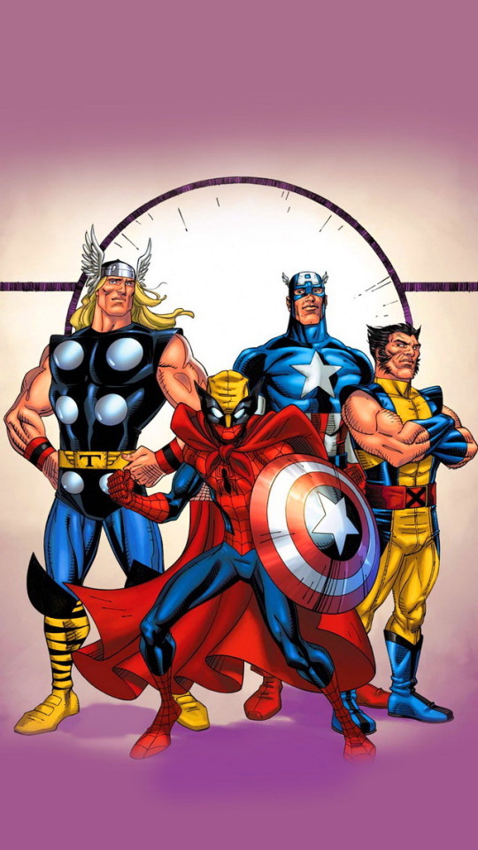 The Avengers Artwork Wallpaper iPhone
