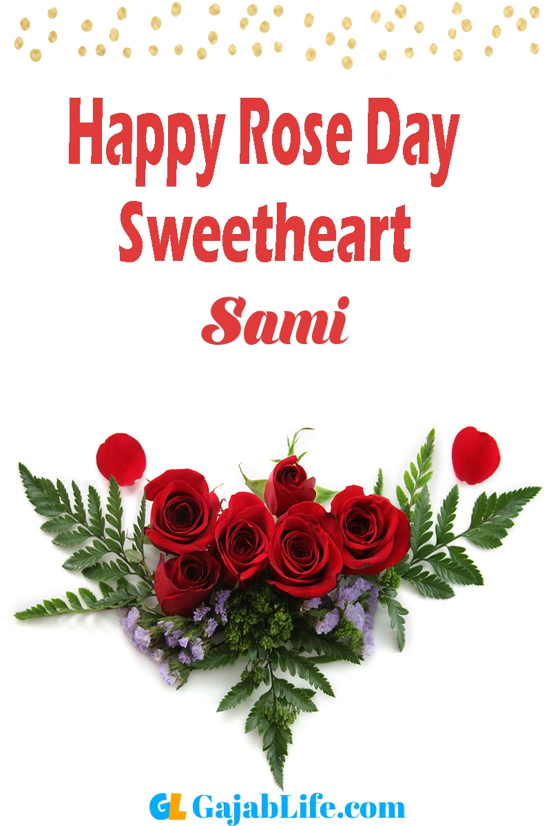 Sami Happy Rose Day Image Wishes Messages Status Cards