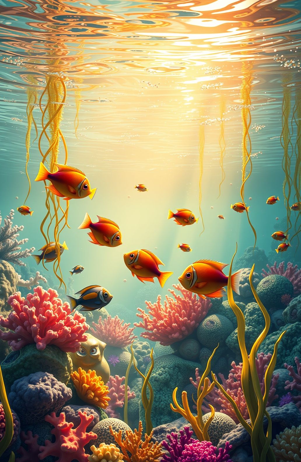 Fish Swimming Live Wallpaper