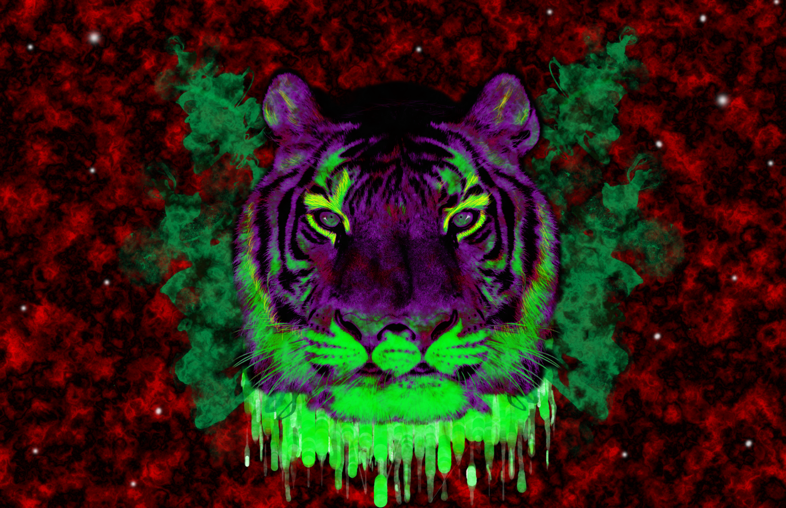 For Trippy Lion Displaying Image
