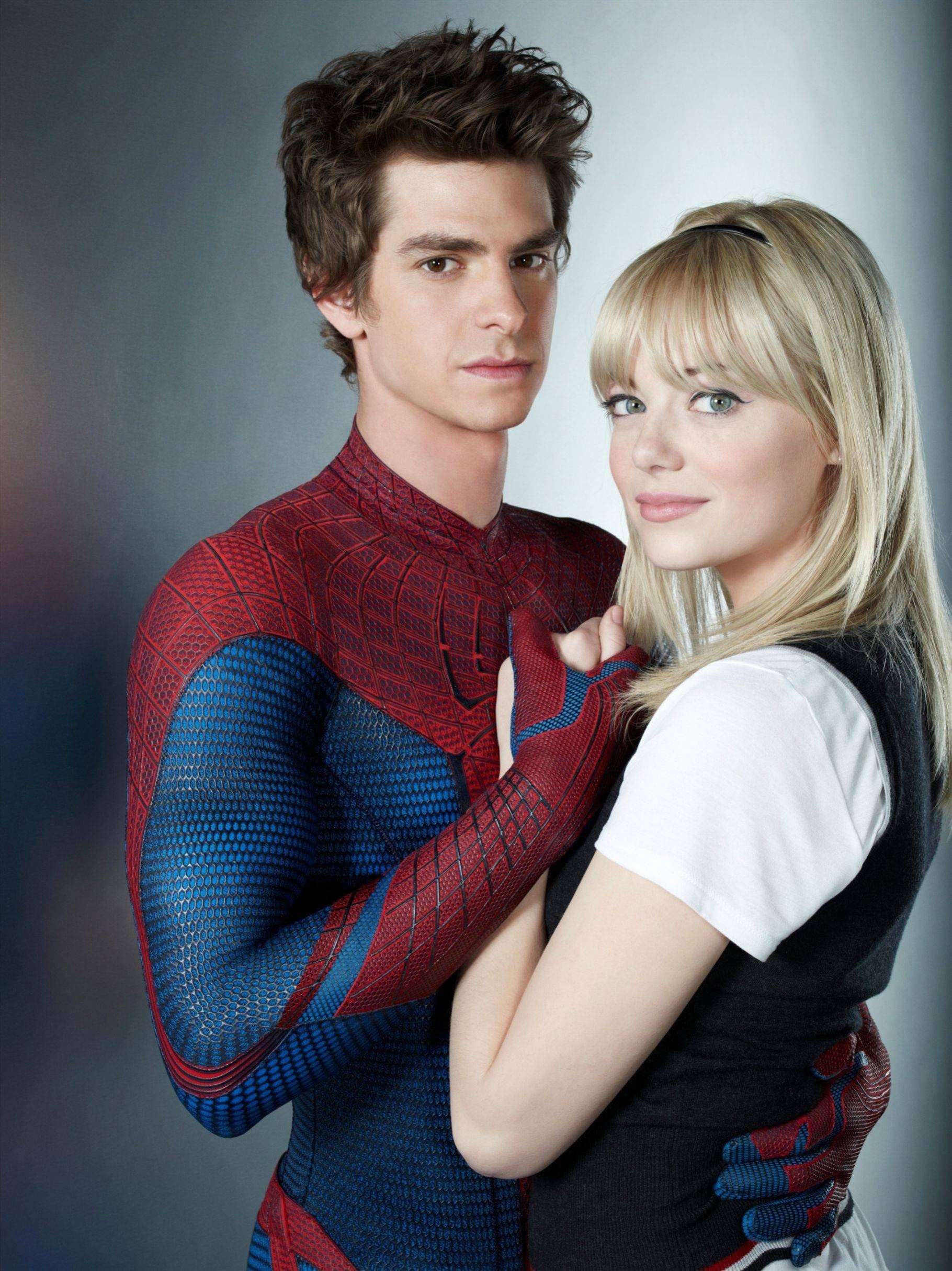 Emma Stone Peter Parker Gwen Stacy Andrew Garfield The Amazing