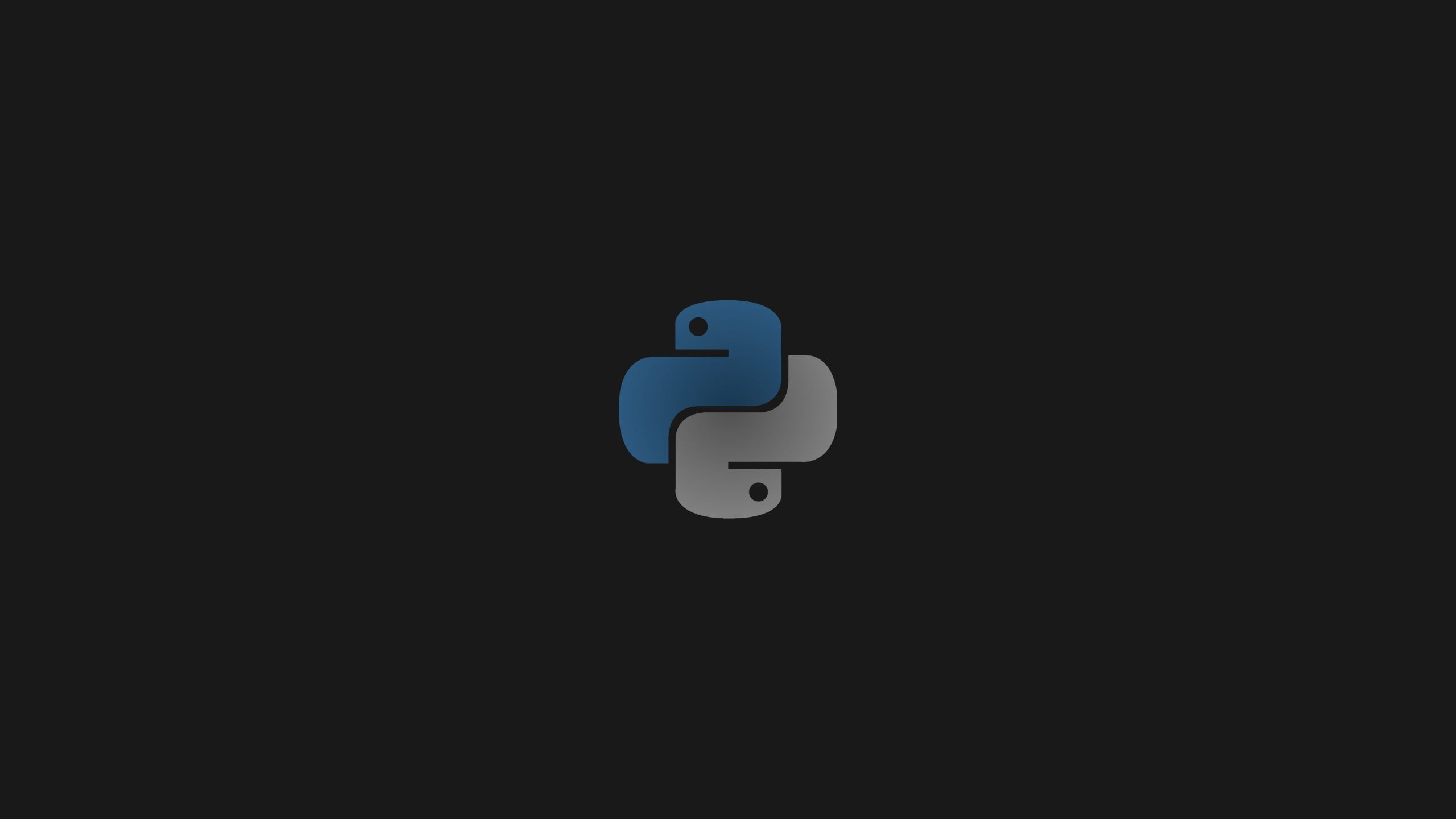 Python wallpaper programming minimalism grey technology
