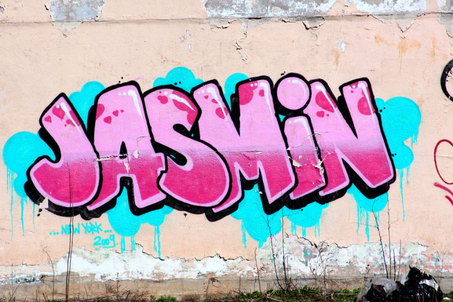 Jasmine Name In Graffiti